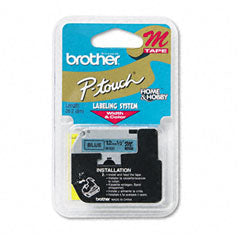 Etiqueta azul continua plástica no laminada Brother M531 - de 12 mm de ancho x 8 mts de largo. Impresión en negro. Etiqueta azul continua plástica no laminada Brother M531 - de 12 mm de ancho x 8 mts de largo. Impresión en negro.